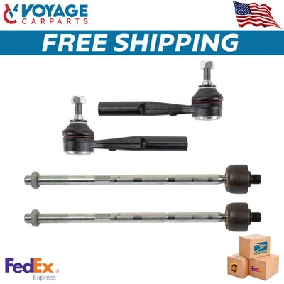 Nuevo juego de barras de amarre interiores y exteriores para Fiat 500X 2015-2018 Jeep Renegade 2016-2020 Foto 1 de 4