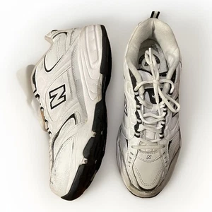 New Balance 407 Herren 8 4E Weite • Y2K Dad Schuhe • Weiß Leder Sneaker - Bild 1 von 7