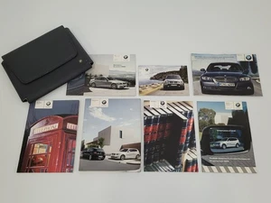 BMW 3 Series E90 Owner Manual Service Book Leather Case Set - Bild 1 von 7