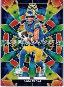 2025 Panini Mosaic - Puka Nacua #18 Kaleidoscopic Silver Prizm SP #18 - Bild 1 von 2