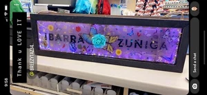 Custom Made Epoxy Sign Decor with Lights - Picture 1 of 10