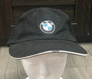 BMW Lifestyle Hat Adjustable Black Embroidered Logo Car Driving Club - Wear - Picture 1 of 11