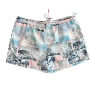Costume da bagno American Eagle uomo XL corto spiaggia vacanza surf pantaloncini piscina crociera - Foto 1 di 6
