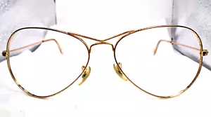 Ray-Ban RB3025 AVIATOR LARGE METAL 001/58 Gold 58-14 Sunglasses Frames NO LENSES - Picture 1 of 10