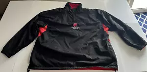 Vtg Genuine Stuff Collegiate Wisconsin Badgers Pullover Jacket Sz 2XL - Picture 1 of 16