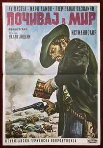 Vintage Poster Requiescant Kill and Pray 1967 Carlo Lizzani Lou Castel - Picture 1 of 6