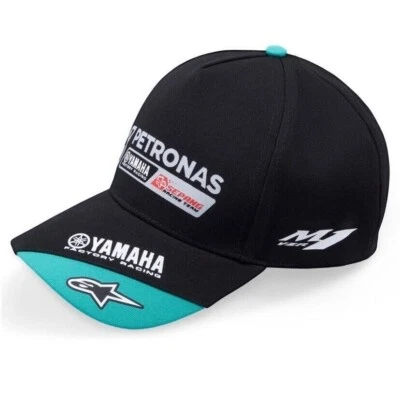 Official YAMAHA Petronas M1 Racing Team Kids Cap Curved Peak Adjustable 6-12 yrs