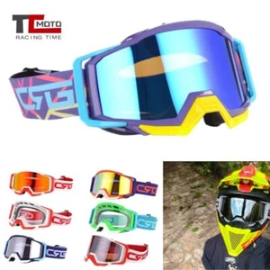 Motorcycle Goggles Glasse Windproof Snowboard DustProof Racing Eyewear ATV MX - Imagen 1 de 30