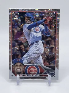 Christopher Morel - Topps Silver Ice Foil 2023 - Rookie Card - Chicago Cubs F3 - Foto 1 di 2