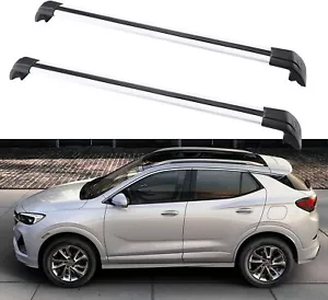 Fits for Buick Encore GX 2020-2025 Lockable Roof Rail Rack Cross Bars Crossbars - Foto 1 di 10