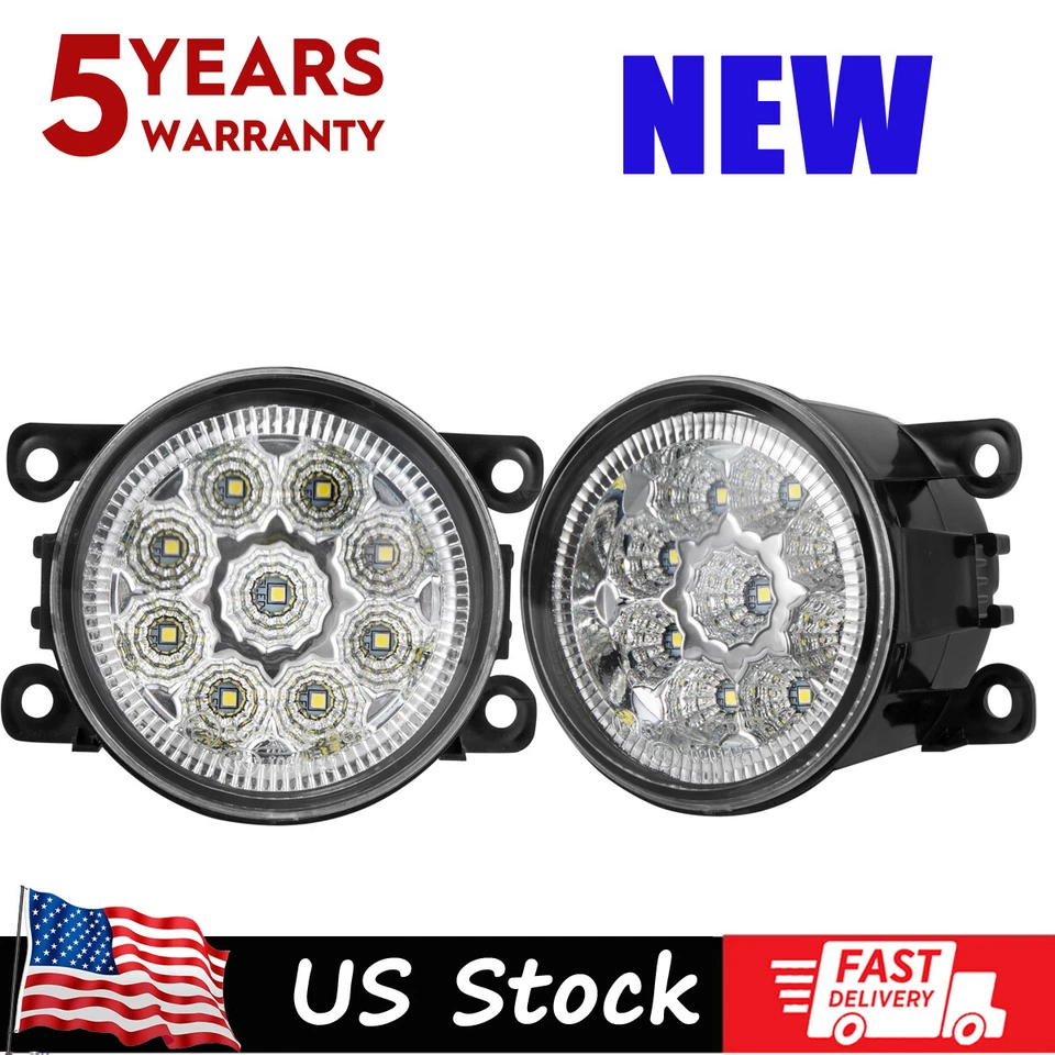 Par de luces antiniebla LED para parachoques delantero para Mitsubishi Mirage 2017-2020 kit de luces de conducción Foto 1 de 4