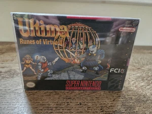 SNES SUPER NINTENDO - ULTIMA RUNES OF VIRTUE 2 II #RPG USA NTSC CIB *SEALED NEW - Picture 1 of 9