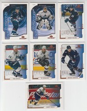 00/01 UD MVP Vancouver Canucks (7 Cards) Naslund Michaud Sopel Prospects +
