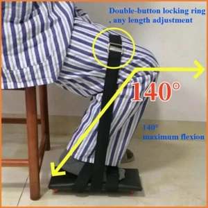 Lower Extremity Rehabilitation Pulley Bike Training Patient Fracture Joint Care - Picture 1 of 8