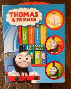 THOMAS & FRIENDS - 12 Board books in Carry Case - BRAND NEW - Picture 1 of 9