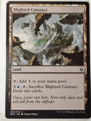 Blighted Cataract - Battle for Zendikar - Magic the Gathering MTG Nice! - Image 1 of 2