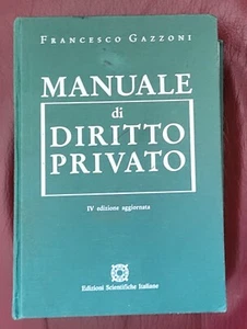 MANUALE DI DIRITTO PRIVATO - FRANCESCO GAZZONI - Foto 1 di 4