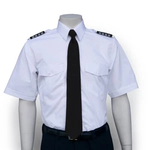 Camisa de Piloto Profesional AEROPhoenix, Hombre Blanca Manga Corta - Selecciona Talla - Imagen 1 de 1