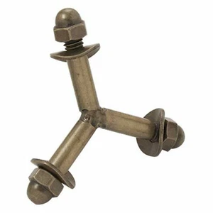 Tri Bolt with Washers Antique Brass 1189-02 Tandy Leather - Picture 1 of 1