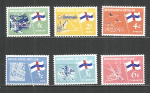 Netherlands Antilles 1965 year , mint stamps MNH (**) Michel# 152-157 flag - Picture 1 of 1