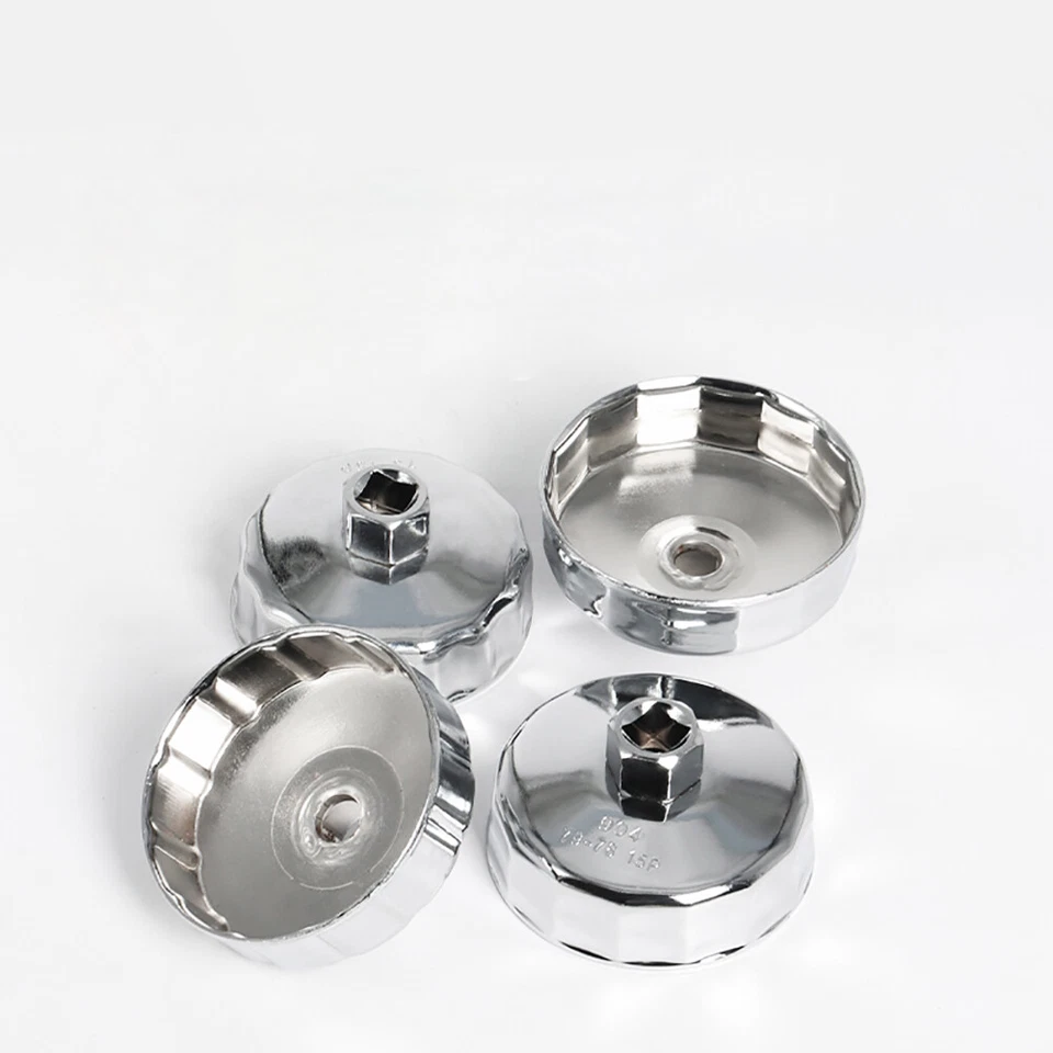 73-102mm Oil Filter Cap Socket Wrench Removal Tool Professional Heavy Duty Steel - Image 1 of 4