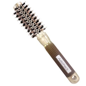 Thermal Ceramic Ionic Round Barrel Hair Brush Boar Bristle 1 Inch Blow Dry Style - Picture 1 of 7