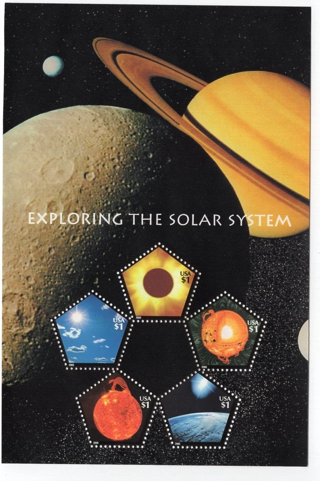 2000 $1.00 Space Souvenir sheet Scott #3410, Mint NH - Image 1 of 1