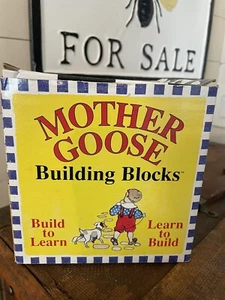 Mother Goose Creative Play Building Blocks 10 Sturdy Blocks Vintage NEW RARE🦄 - Picture 1 of 10