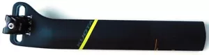 TIGE DE SELLE KUOTA CARBONE NOIRE-JAUNE/VERT FLUO LONG 330 mm / Largeur 59 NEUVE - Photo 1 sur 5