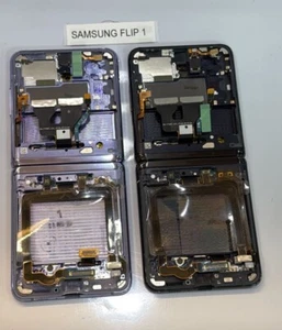 GENUINE💯Samsung Galaxy Z Flip 1 Screen LCD Main OLED Display Frame🔥New-VAT inc - Picture 1 of 6