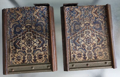 Pair Of Antique 1881 Willcox & White Pump Organ Foot Pedals With Great Carpet - Image 1 of 4
