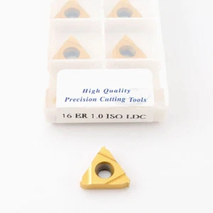 10P 16ER 1.0ISO LDC CNC Carbide Threading Inserts For Lathe Turning Tool SER SNL - Picture 1 of 3