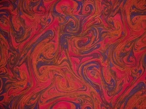 MARBLE MICHAEL MILLER FABRICS COLORFUL VINTAGE NEW COTTON FABRIC 21" X 44" - Picture 1 of 2
