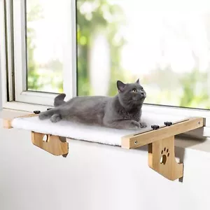 Cat Window Perch Cat Window Hammock Seat Adjustable Large Cat Bed for Windowsill - Picture 1 of 8