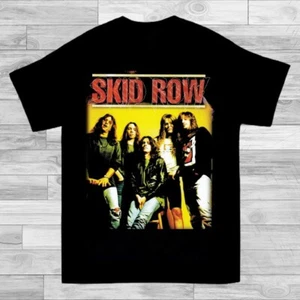 Nueva Camiseta Skid Row Band Algodón Manga Corta Negra S-2345XL Hombres S2724 - Imagen 1 de 6