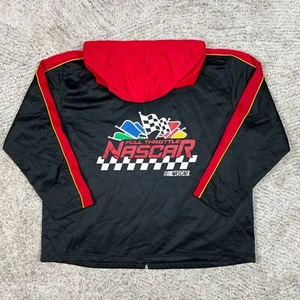 NASCAR Hoodie Womens 18 W 20W Full Zip Jacket Full Throttle Jerry Leigh *STAINS* - Picture 1 of 9