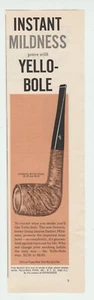 Yello-Bole Pipe Tobacco Instant Mildness Vintage Print Ad 1965 A53 - Foto 1 di 1