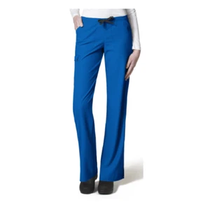 {SMALL-P} Easy Fit/WonderWink Cargo Drawstring Boot Cut Scrub Pant 5025 ROYAL - Picture 1 of 2