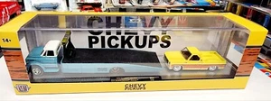 1/64 M2 HAULERS 1970 CHEVROLET C60 RAMP TRUCK & 1979 SILVERADO CHEVY PICKUPS - Picture 1 of 3