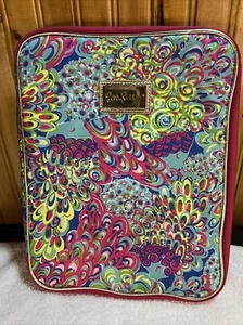 lilly pulitzer Lily’s Lagoon Zippered Padded Tech Folio Organizer - Picture 1 of 9