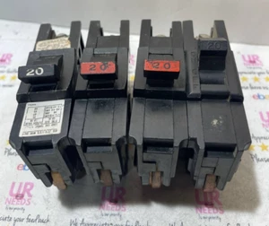 Federal Pacific FPE Stab-Lok 20A NA120 "THICK" Type NA NA20 lot of 4 - Picture 1 of 6