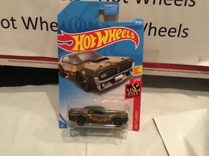 HOT WHEELS HW FLAMES '68 MERCURY COUGAR 2/10 GREEN - Picture 1 of 5