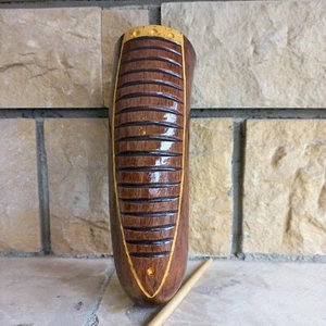 Brauner Kürbis Guiro, Naturkürbis Guiro, Peruanischer Percussion Guiro, Latin Percuss - Bild 1 von 7