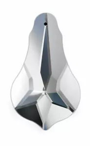 Clear Chandelier Crystal Lamp Parts Glass Prism Pendants Asfour Lead 80pcs 63mm - Picture 1 of 9