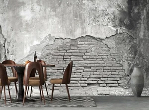 Tapete Beton Textur Wandbild Foto RIESEN DEKOR Poster Gratis Kleben - Bild 1 von 8