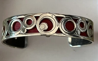 Brazalete BRIGHTON Christo Maui Brazalete Delgado Chapado en Plata Usar Solo O Con Inserto Foto 1 de 4