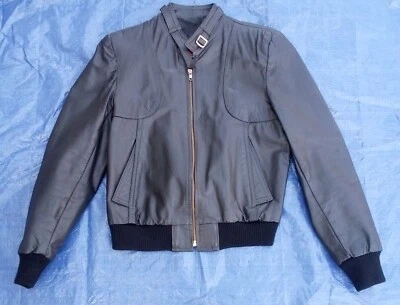 VTG Sears The Leather Shop Leather Bomber Motorcycle Jacket Women's 14 NWOT - Image 1 of 4