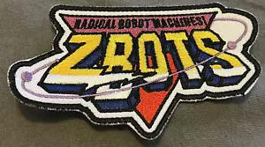 MICRO MACHINES embroidered ZBOTS figure patch robot hot emblem car wheels - Picture 1 of 2