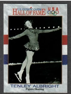 1991 US Olympic Cards HOF # 38 - Tenley Albright Figure Skating - I Combine S/H - Picture 1 of 1