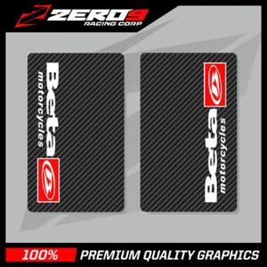 BETA MOTOS SUPERIOR HORQUILLA CALCOMANÍAS MOTOCROSS GRAPHICS MX GRAPHICS CARBON - Imagen 1 de 1